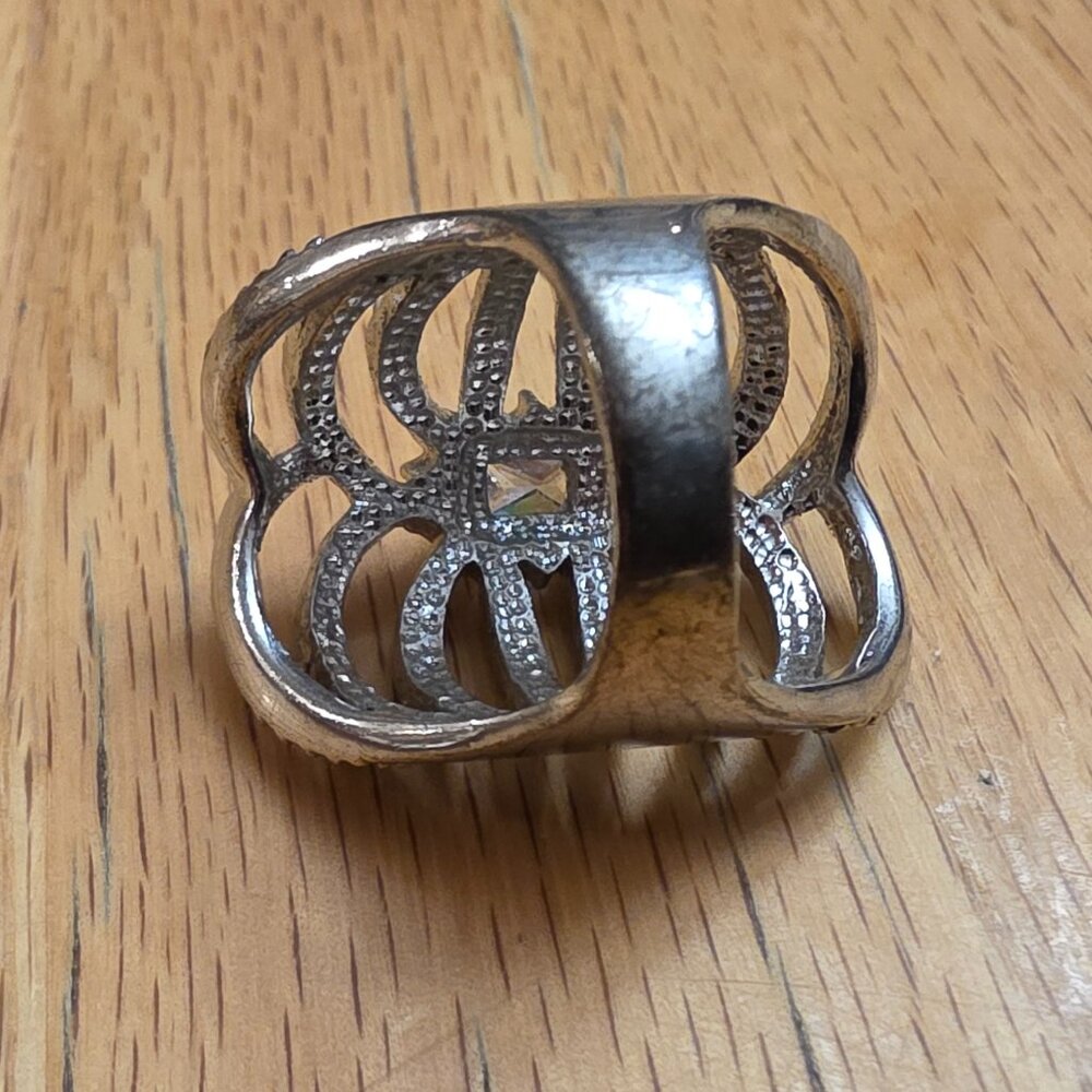 Claire's Multi-Stone Rhinestone Ring Size 10 - Picture 9 of 16